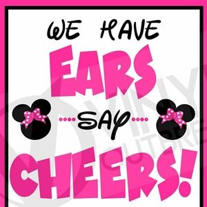 Minnie mouse themed Party Poster